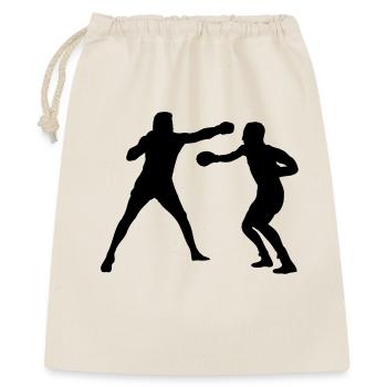 Entraînement de combat de boxe - Sac cadeau 40 x 50 cm - nature - Devant