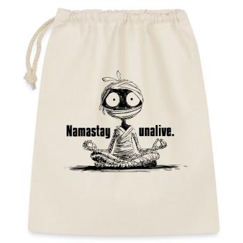 Mummy Humor Design | Funny Halloween Design - Geschenkbeutel aus Baumwolle (40 x 50 cm) - Natur - Vorne