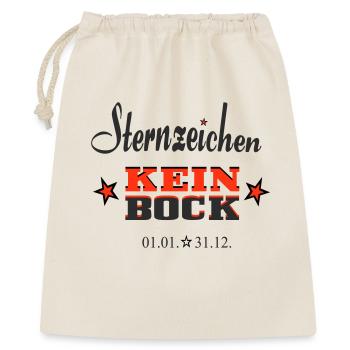 Asterisk Kein Bock Annual Calendar - Gift Bag 40 x 50 cm - nature - Front