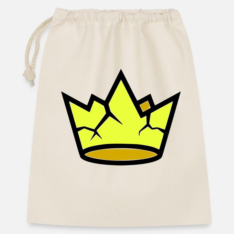 Broken Crown Grunge Cracked Vector - Gift Bag 40 x 50 cm - nature