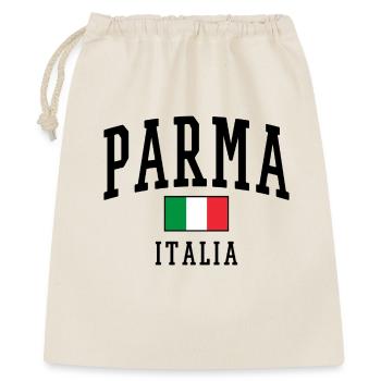 Parma Italia Design mit Landesflagge Beschreibung: - Geschenkbeutel aus Baumwolle (40 x 50 cm) - Natur - Vorne