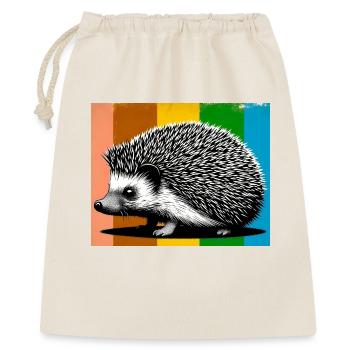 hedgehog - Gift Bag 40 x 50 cm - nature - Front