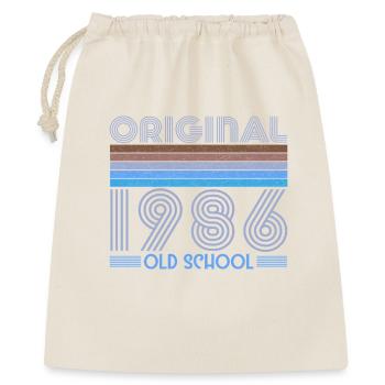 ORIGINAL 1986 OLD SCHOOL 40th Birthday - Gift Bag 40 x 50 cm - nature - Front