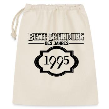 Beste Erfindung des Jahres 1995 Geschenk - Geschenkbeutel aus Baumwolle (40 x 50 cm) - Natur - Vorne