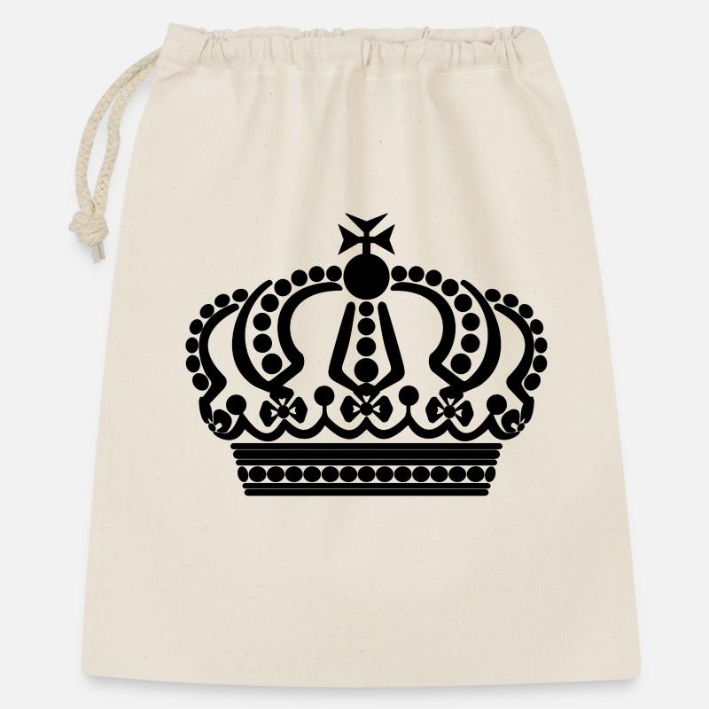 Black crown - Gift Bag 40 x 50 cm - nature