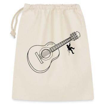 Mountaineer climbs the guitar - Gift Bag 40 x 50 cm - nature - Front
