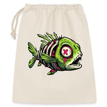Graffiti de poisson zombie - Sac cadeau 40 x 50 cm - nature - Devant
