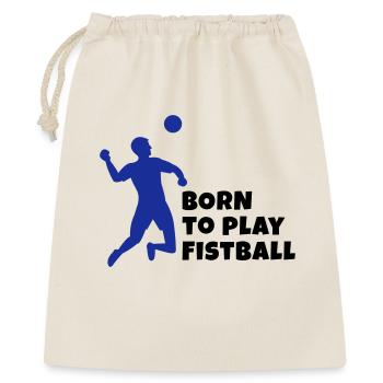 Faustball - Geschenkbeutel aus Baumwolle (40 x 50 cm) - Natur - Vorne