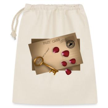 Post Card: Secrets will be released - Gift Bag 40 x 50 cm - nature - Front