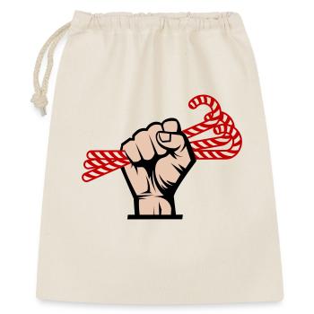 I Want Candy, Revolutionary, Slogan & Sugar Design - Gift Bag 40 x 50 cm - nature - Front