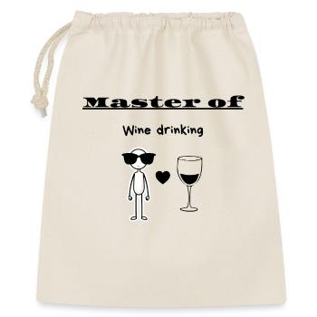 Maître du vin - Sac cadeau 40 x 50 cm - nature - Devant