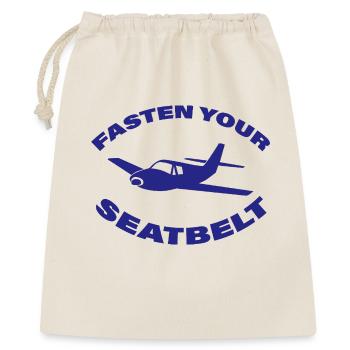 FASTING YOUR SEATBELT - Gift Bag 40 x 50 cm - nature - Front