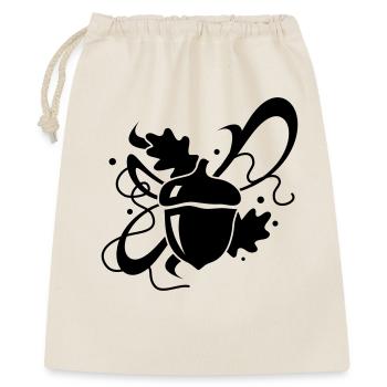 Acorn with oak leaves - Gift Bag 40 x 50 cm - nature - Front