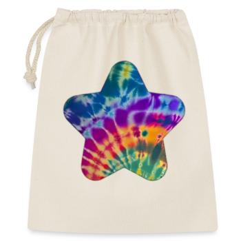 Groovy Tie Dye Star - Gift Bag 40 x 50 cm - nature - Front