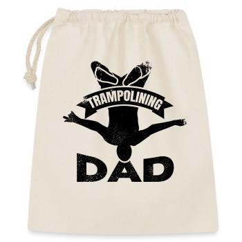 Trampoline jumper dad - Gift Bag 40 x 50 cm - nature - Front