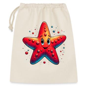Étoile de mer - Sac cadeau 40 x 50 cm - nature - Devant