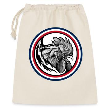 FREEBEAST Rooster Blue, White & Red - Gift Bag 40 x 50 cm - nature - Front