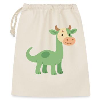 Dinosaur with cowhide head - Gift Bag 40 x 50 cm - nature - Front