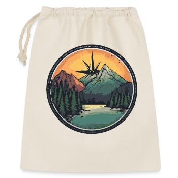 Mountains Compass - Gift Bag 40 x 50 cm - nature - Front