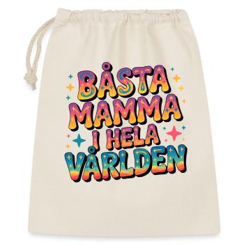 Best mom in the whole world - Gift Bag 40 x 50 cm - nature - Front