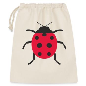 Conception de coccinelle - Sac cadeau 40 x 50 cm - nature - Devant
