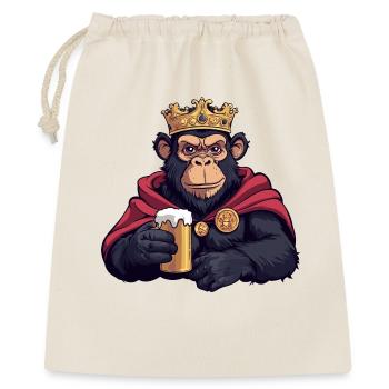 Monkey Beer King - Gift Bag 40 x 50 cm - nature - Front