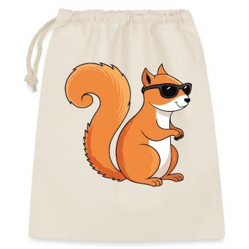 Écureuil chic lunettes de soleil - Sac cadeau 40 x 50 cm - nature - Devant