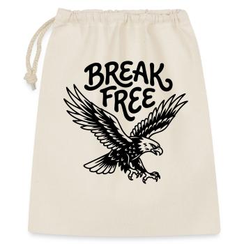 liberté - Sac cadeau 40 x 50 cm - nature - Devant