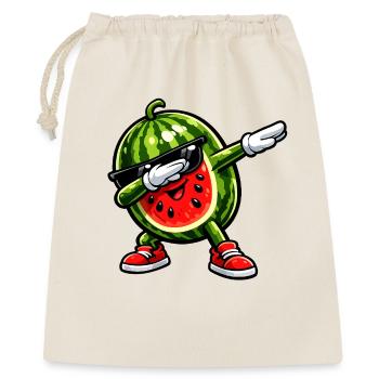 Dabbing Watermelon - Gift Bag 40 x 50 cm - nature - Front
