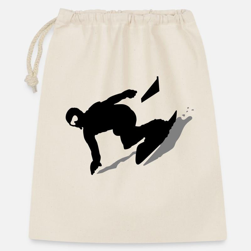 Snowboard Slalom - Gift Bag 40 x 50 cm - nature