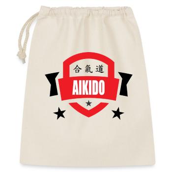 Aikido - Martial Art - Aikido - Gift Bag 40 x 50 cm - nature - Front