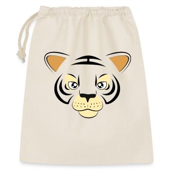 Cool Tiger Face Graphic Big Cat Wildlife Art - Gift Bag 40 x 50 cm - nature - Front