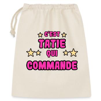 C'est tatie qui commande - Sac cadeau 40 x 50 cm - nature - Devant