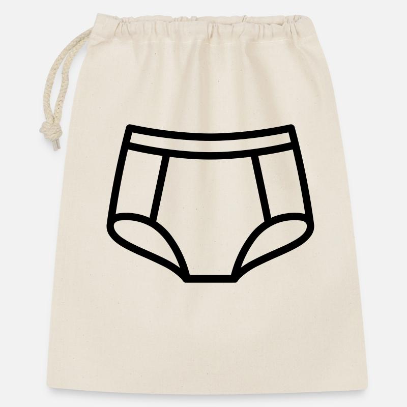 Boxer shorts - Gift Bag 40 x 50 cm - nature