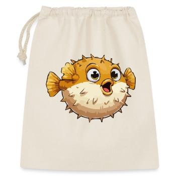 Puffer Fish Comic - Gift Bag 40 x 50 cm - nature - Front