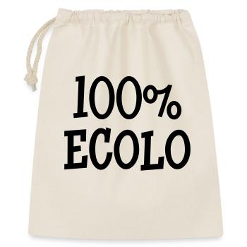 100% Ecolo - Sac cadeau 40 x 50 cm - nature - Devant