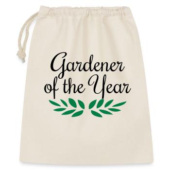 Jardinier de l'année, jardinier, jardinier, jardinier - Sac cadeau 40 x 50 cm - nature - Devant