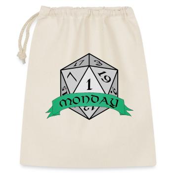 Monday Dice Emblem - Gift Bag 40 x 50 cm - nature - Front