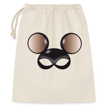 mysterious mouse mask with big mouse ears - Gift Bag 40 x 50 cm - nature - Front