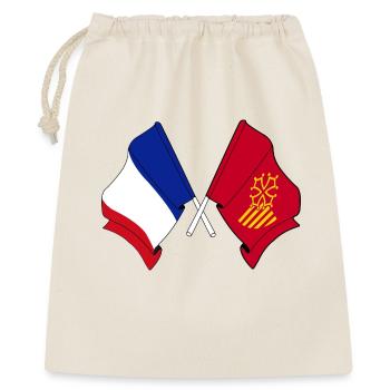 Languedoc-Roussillon & Frankreich – Eine Identität - Geschenkbeutel aus Baumwolle (40 x 50 cm) - Natur - Vorne