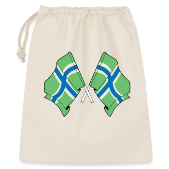 Crossed Flags Gloucestershire - Gift Bag 40 x 50 cm - nature - Front