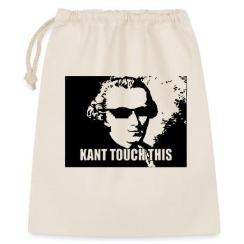 Kant touch this - Geschenkbeutel aus Baumwolle (40 x 50 cm) - Natur - Vorne