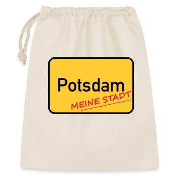 POTSDAM - MEINE STADT - Geschenkbeutel aus Baumwolle (40 x 50 cm) - Natur - Vorne