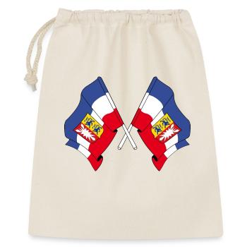 Two flags Schleswig Holstein - Gift Bag 40 x 50 cm - nature - Front
