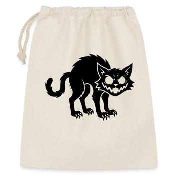 Angry black cat - Gift Bag 40 x 50 cm - nature - Front