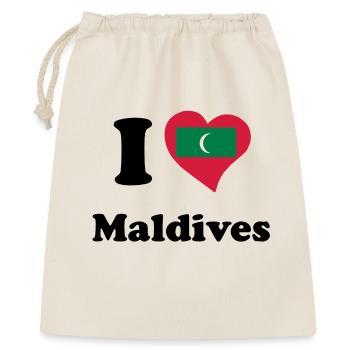 I love Maldives - Gift Bag 40 x 50 cm - nature - Front