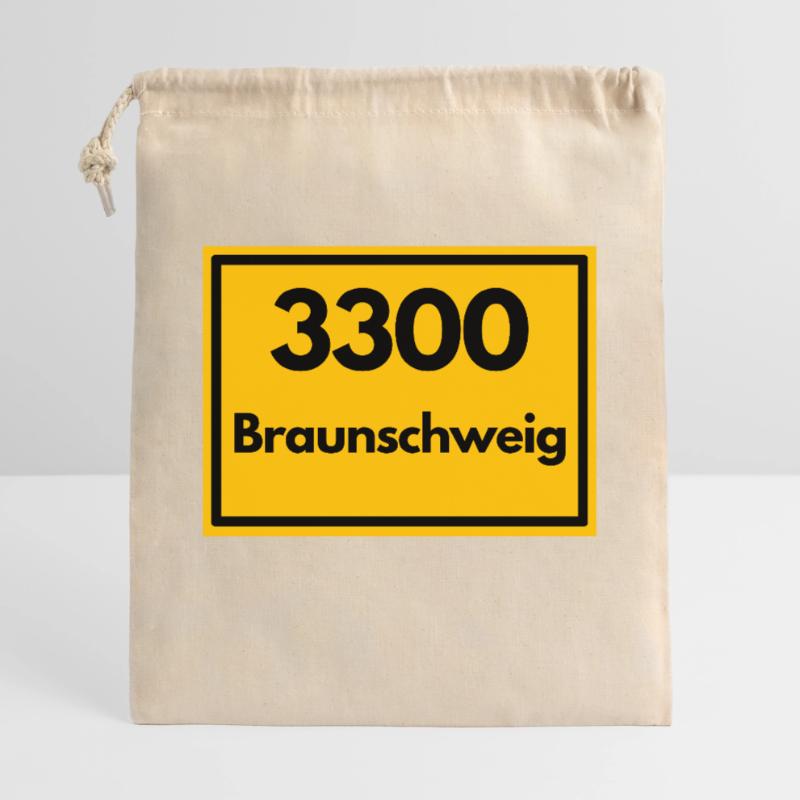 OLD POSTCODE POSTCODE RETRO 3300 BRAUNSCHWEIG Gift Bag 40 x 50 cm