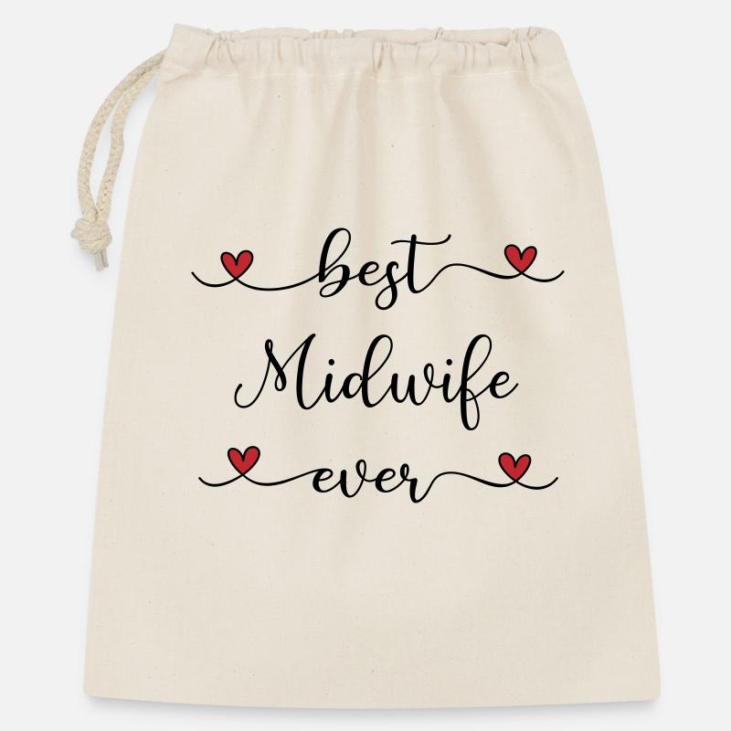 Midwife - Gift Bag 40 x 50 cm - nature