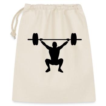 weight lifting - Gift Bag 40 x 50 cm - nature - Front