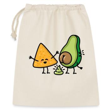 Avocado poop tortilla chips guacamole shit - Gift Bag 40 x 50 cm - nature - Front
